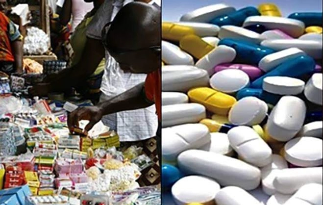 Thuốc được cho là làm từ nhau thai, phát hiện tại Nigeria. Ảnh: Gistreel.