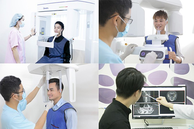 Các trang thiết bị hiện đại được sử dụng tại phòng khám.