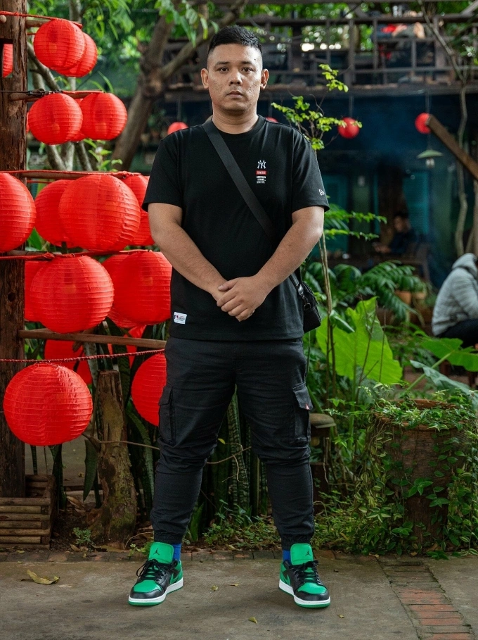 Hình ảnh hiện tại của Tùng, sau khi giảm 62 kg.