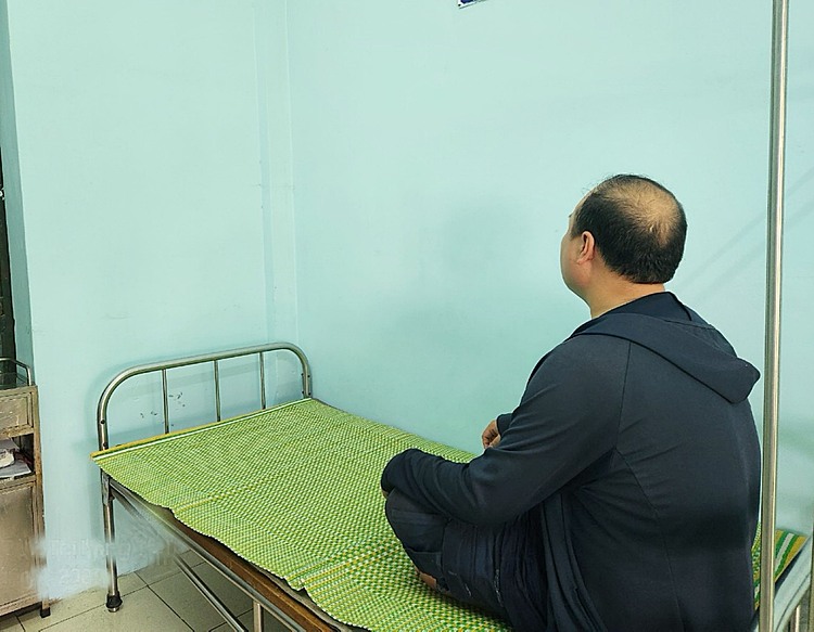 Một bệnh nhân điều trị tại bệnh viện. Ảnh: Bác sĩ cung cấp