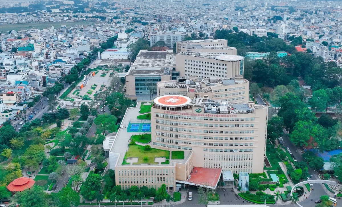Bệnh viện đầu tiên ở Việt Nam có hai bãi đáp trực thăng