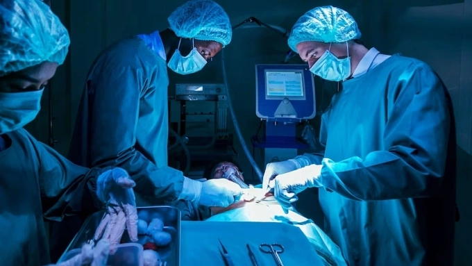 Minh họa quá trình cấy ghép nội tạng. Ảnh: ABC News