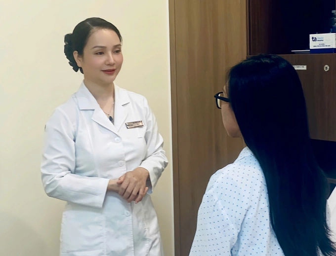 Sau phẫu thuật tình trạng sức khỏe chị Minh ổn định. Ảnh: Bệnh viện Đa khoa Tâm Anh