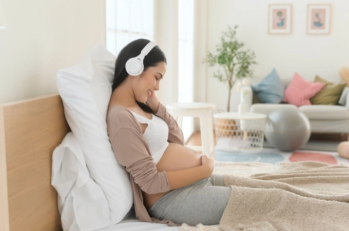 Lợi khuẩn giúp cân bằng hệ vi sinh đường ruột hỗ trợ mẹ có thai kỳ khỏe mạnh. Ảnh: Vecteezy