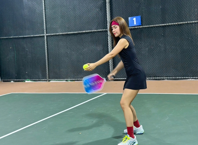Chơi pickleball tiềm ẩn nguy cơ chấn thương nếu tập luyện không đúng kỹ thuật. Ảnh minh họa: Ngọc Phạm