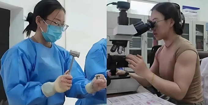 Nữ bác sĩ pháp y Yanyan. Ảnh: HK01