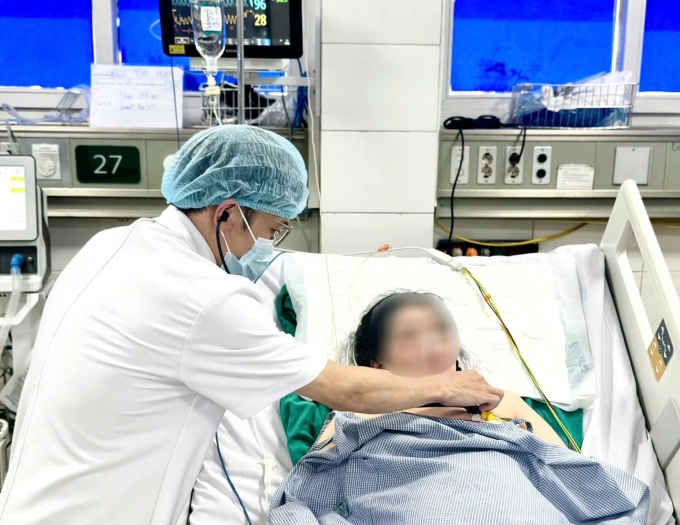 Thai phụ mắc lao nguy kịch. Ảnh: Nguyên Hà