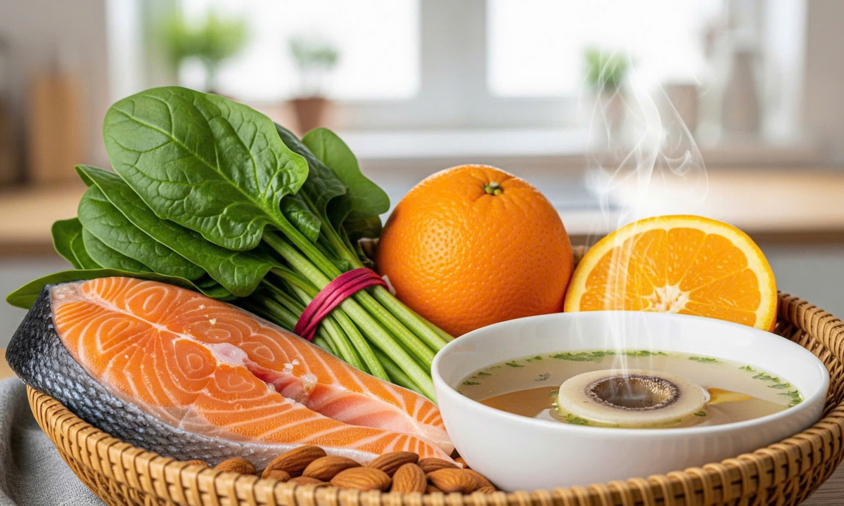 5 nhóm thực phẩm tốt cho người bị gai cột sống