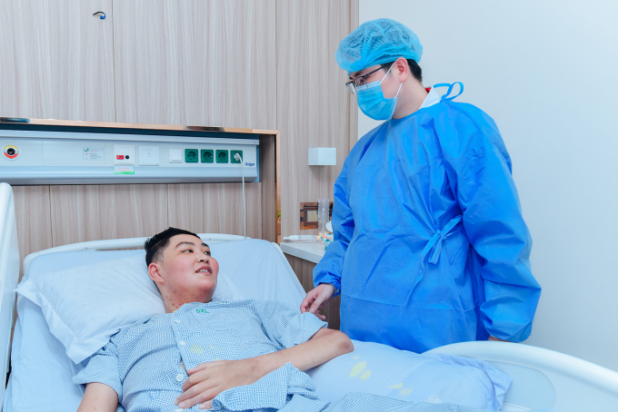 Long hồi phục tốt sau ghép. Ảnh: Bệnh viện cung cấp