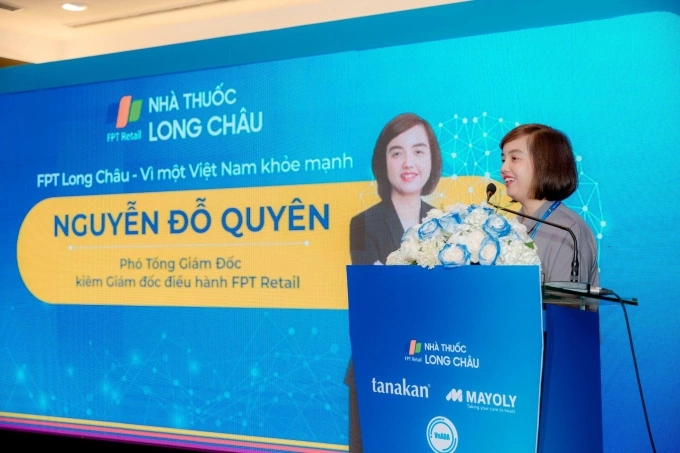 Đại diện Long Châu phát biểu tại sự kiện. Ảnh: LC