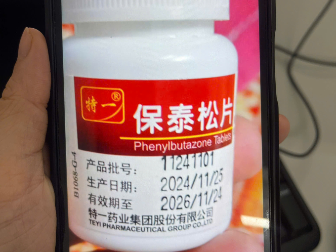 Loại thuốc cấm bệnh nhân mua online về sử dụng. Ảnh: Bệnh viện cung cấp