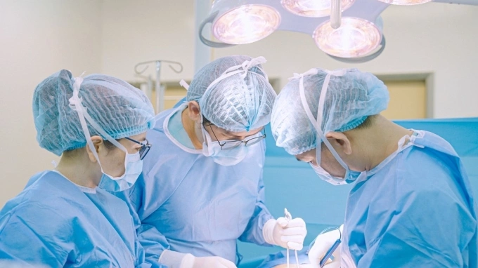 Em bé được sinh mổ an toàn ở tuần thứ 34 tại Bệnh viện Đa khoa Quốc tế Hạnh Phúc. Ảnh: HM