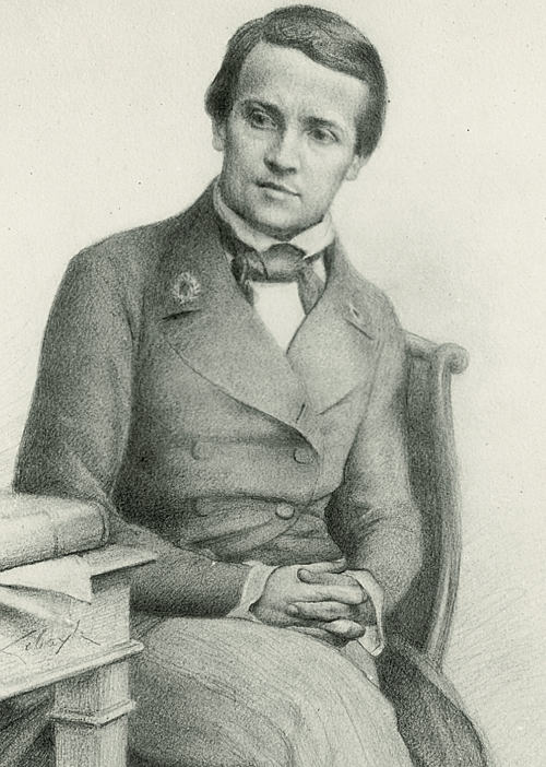 Louis Pasteur khi là sinh viên Trường Đại học Sư phạm khoảng năm 1843. Ảnh tư liệu của Viện Pasteur