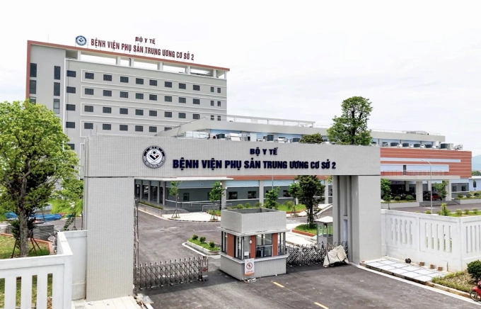 Quang cảnh bệnh viện Phụ sản Trung ương cơ sở 2. Ảnh: Bệnh viện cung cấp