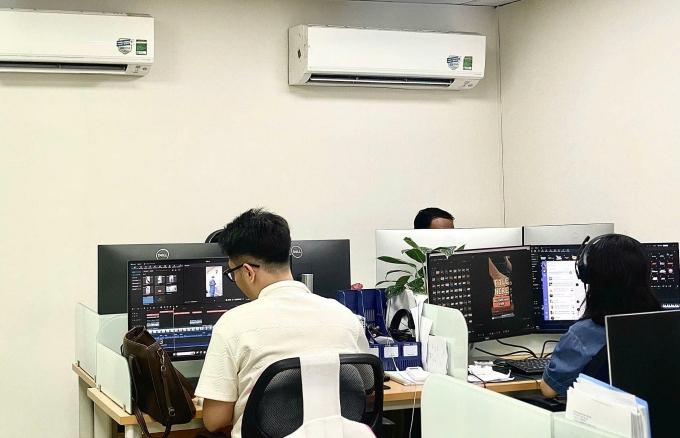 Làm việc lâu trong điều hòa dễ hại phổi. Ảnh minh họa: Bệnh viện Đa khoa Tâm Anh