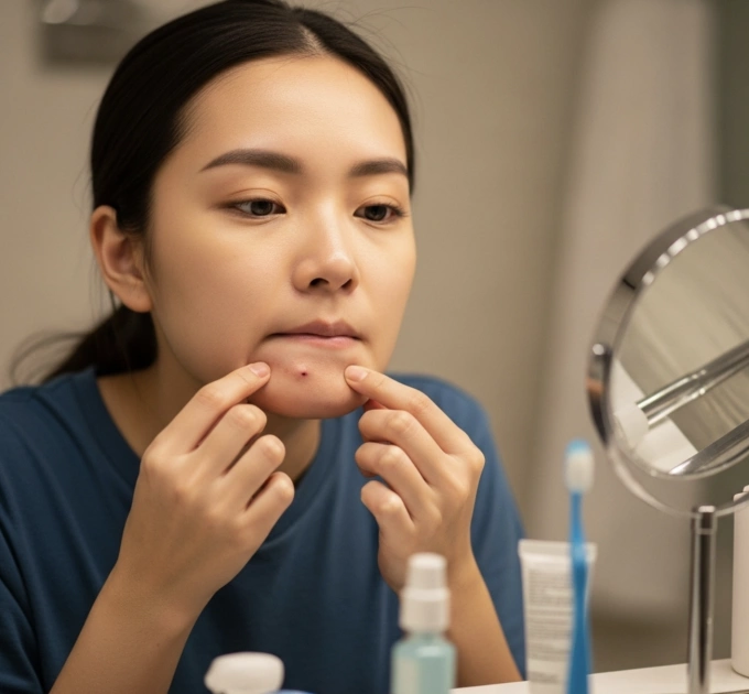 Vì sao không nên nặn mụn?