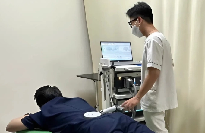 Bệnh nhân điều trị tại Khoa Nội thần kinh, Bệnh viện Quân y 175. Ảnh: Bác sĩ cung cấp
