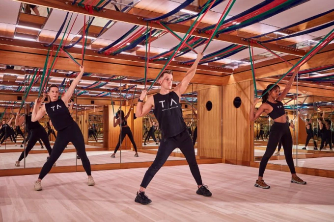 Bên trong phòng tập Tracy Anderson tại câu lạc bộ gym Surrenne ở quận Belgravia, London, Anh. Ảnh: Guardian