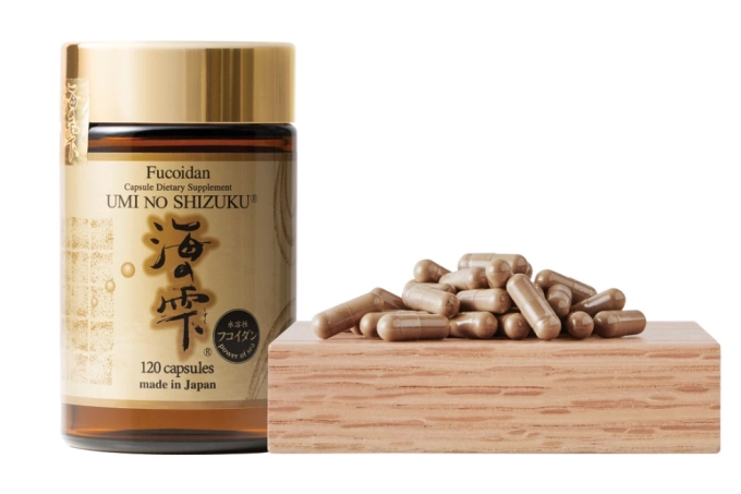 Thực phẩm bảo vệ sức khỏe Fucoidan Umi No Shizuku dạng viên. Ảnh: Umi No Shizuku