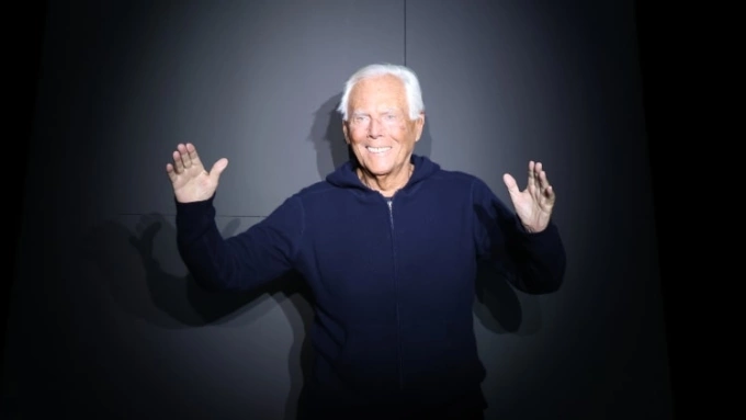 Nhà thiết kế Giorgio Armani. Ảnh: Daniele Venturelli/WireImage