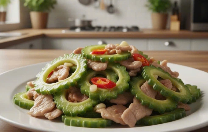 Mướp đắng có thể hỗ trợ ổn định đường huyết. Ảnh: Trọng Nghĩa