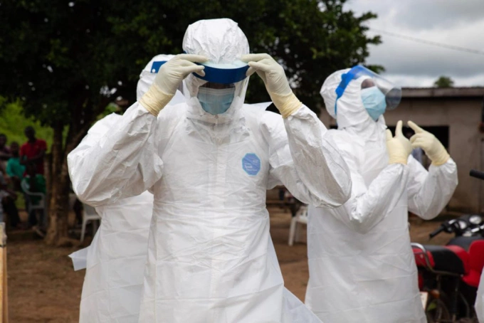Trung tâm Kiểm soát và Phòng ngừa dịch bệnh châu Phi xác nhận đợt bùng phát Ebola mới trên website hôm 4/9. Ảnh: Africa CDC