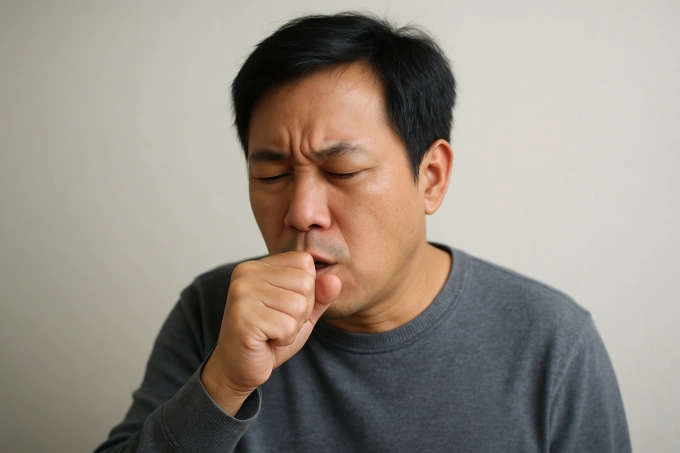 Stress kéo dài cũng ảnh hưởng sức khỏe hô hấp. Ảnh: AI