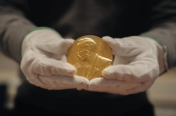 Huy chương Nobel. Ảnh: Nobel Prize