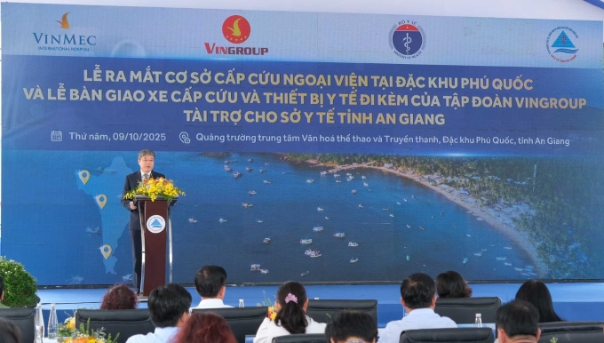 TS.BS Phùng Nam Lâm - Phó Tổng Giám đốc chuyên môn kiêm Trưởng tiểu ban Hồi sức cấp cứu Hệ thống Y tế Vinmec. Ảnh: Vingroup