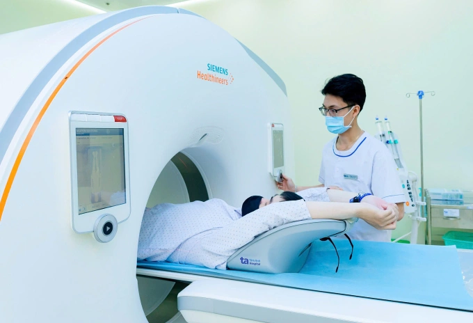 Chụp CT phổi liều thấp là phương pháp tầm soát ung thư phổi. Ảnh minh họa: Bệnh viện Tâm Anh
