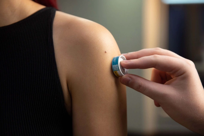 Một loại vaccine dạng MAP đang được thử nghiệm. Ảnh: Vaxxas
