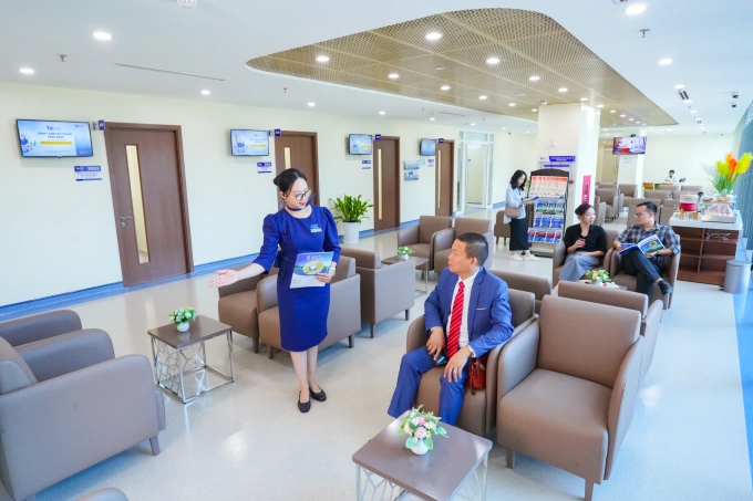 Khu thăm khám dành cho bệnh nhân VIP. Ảnh: Phòng khám Đa khoa Tâm Anh Cầu Giấy