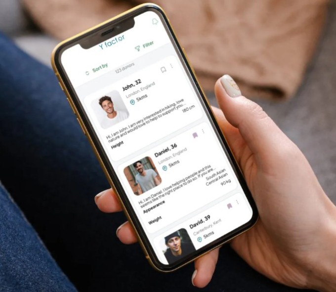 Giao diện của startup Y Factor. Ảnh: Telegraph