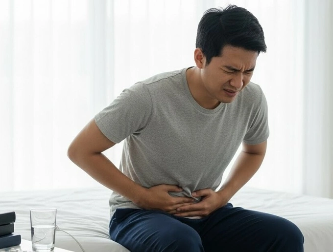 Uống ít nước có thể làm tăng nguy cơ viêm đường tiết niệu. Ảnh được tạo bởi AI