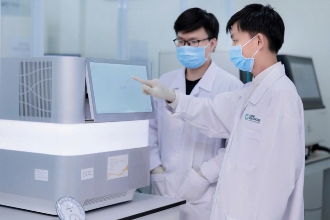 Hoạt động trong phòng xét nghiệm đạt chuẩn CAP của Gene Solutions - Ảnh: Gene Solutions