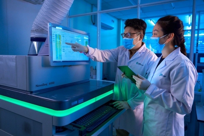 Gene Solutions trang bị công nghệ giải trình tự gen thế hệ mới (NGS) của công ty Illumina (Mỹ) dùng trong phân tích và giải mã gen, cung cấp bức tranh phân tử toàn diện của khối u. Ảnh: Gene Solutions