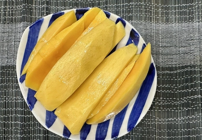 Xoài chín có chỉ số đường huyết trên 60. Ảnh: Anh Chi