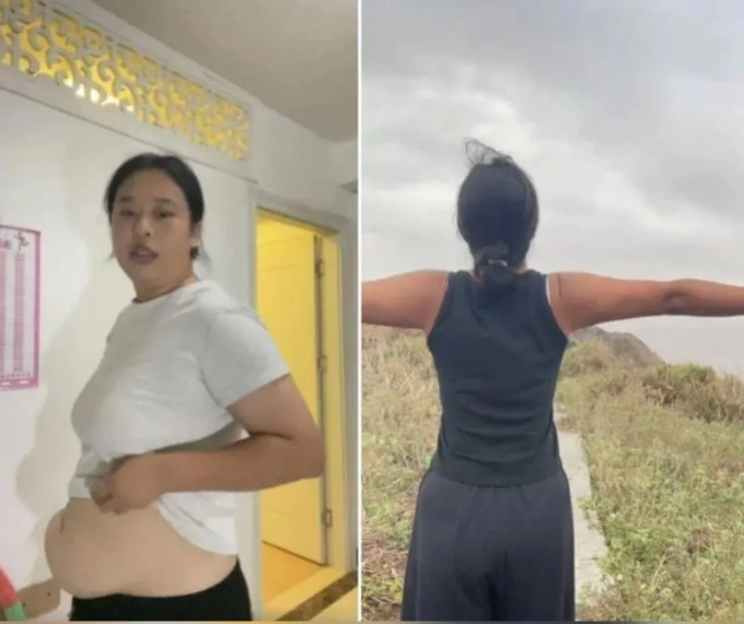 Sau trải nghiệm sinh tồn trên đảo hơn 30 ngày, Zhao đã đạt mục tiêu giảm cân, từ 85 kg xuống còn 71 kg. Ảnh: Dahe Daily