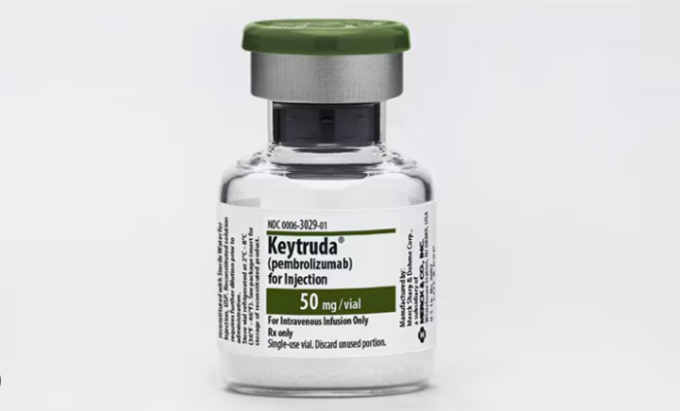 Thuốc tiêm Keytruda. Ảnh: Medscape