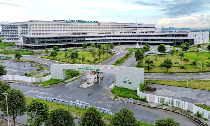 Bệnh viện Bạch Mai cơ sở 2 tại Ninh Bình. Ảnh: Bệnh viện cung cấp