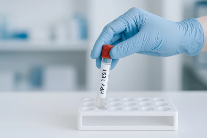 Minh họa mẫu xét nghiệm HPV. Ảnh minh họa: Vecteezy