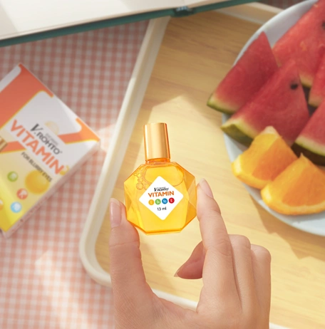 Cải thiện thị lực với dưỡng chất và thói quen khoa học V.Rohto Vitamin - sản phẩm giúp bổ sung dưỡng chất và hỗ trợ cải thiện tình trạng giảm thị lực. Ảnh: V.Rohto