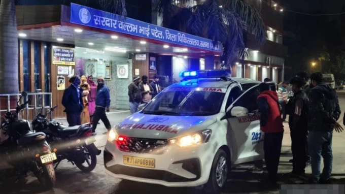 Nhiều trẻ em nhiễm HIV sau khi truyền máu Bệnh viện công ở Madhya Pradesh, nơi 5 trẻ đang được điều trị. Ảnh: BBC