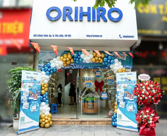 Showroom Orihiro kỷ niệm 5 năm ra mắt tại Việt Nam Showroom Orihiro tại số 3 Khúc Thừa Dụ, Cầu Giấy, Hà Nội. Ảnh: Labehe Việt Nam
