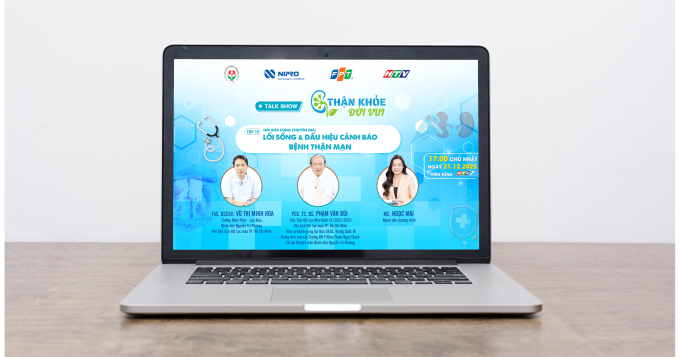 Những thói quen hàng ngày ảnh hưởng tới thận thế nào? Khán giả đang theo dõi đoạn video giới thiệu tập 11 của chương trình Thận khỏe - Đời vui. Ảnh: FPT