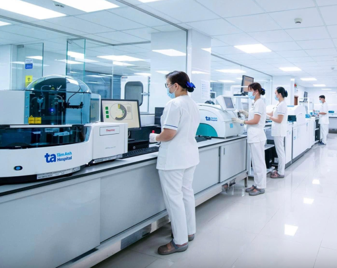 Virus viêm gan D phá hủy gan như thế nào Xét nghiệm virus viêm gan D tại Bệnh viện Đa khoa Tâm Anh. Ảnh: Bệnh viện cung cấp