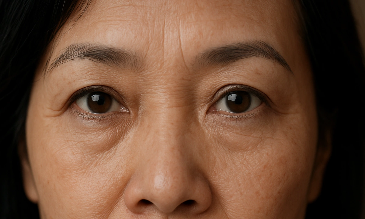 Vì sao xuất hiện đốm nâu trong mắt?