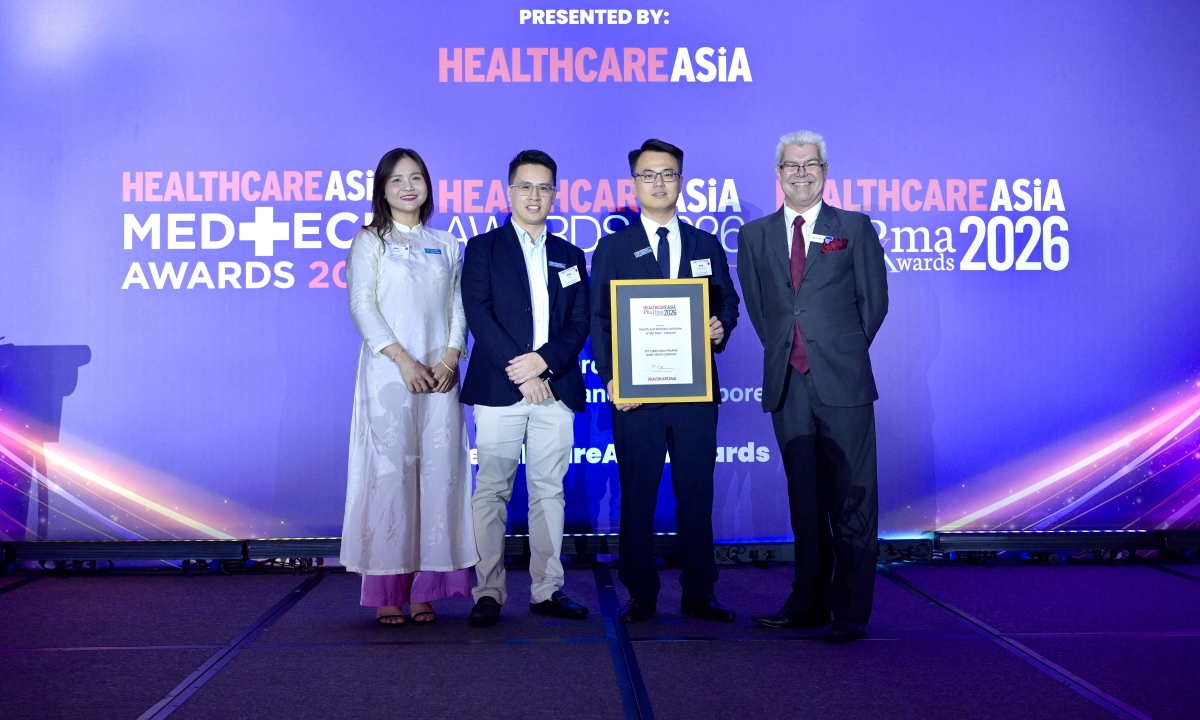 Long Châu nhận giải Sáng kiến vì sức khỏe cộng đồng