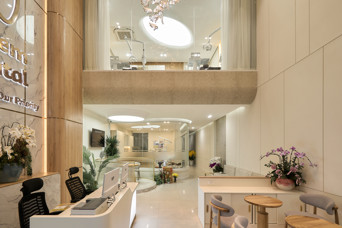 Không gian phòng khám hiện đại tại Khiem Dental