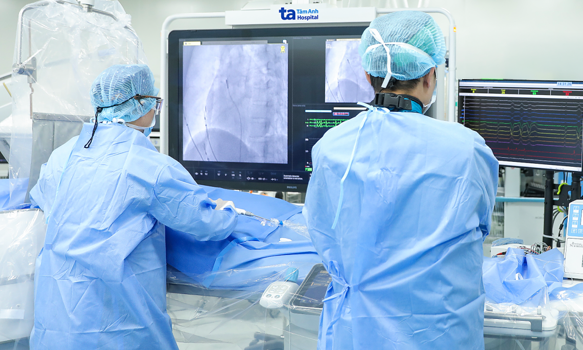 Đốt điện chữa rối loạn nhịp tim